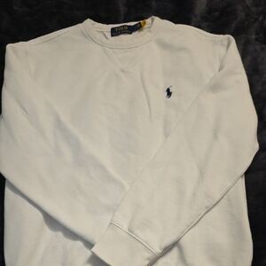 Polo by Ralph Lauren Men's Cream Crewneck Sweater